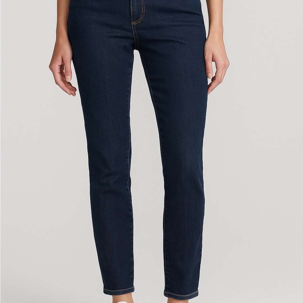 Levi's Red Label Dark Blue Women's Straight Leg Jeans Size 8 - Picture 3 of 6